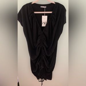 Zara scrunch dress